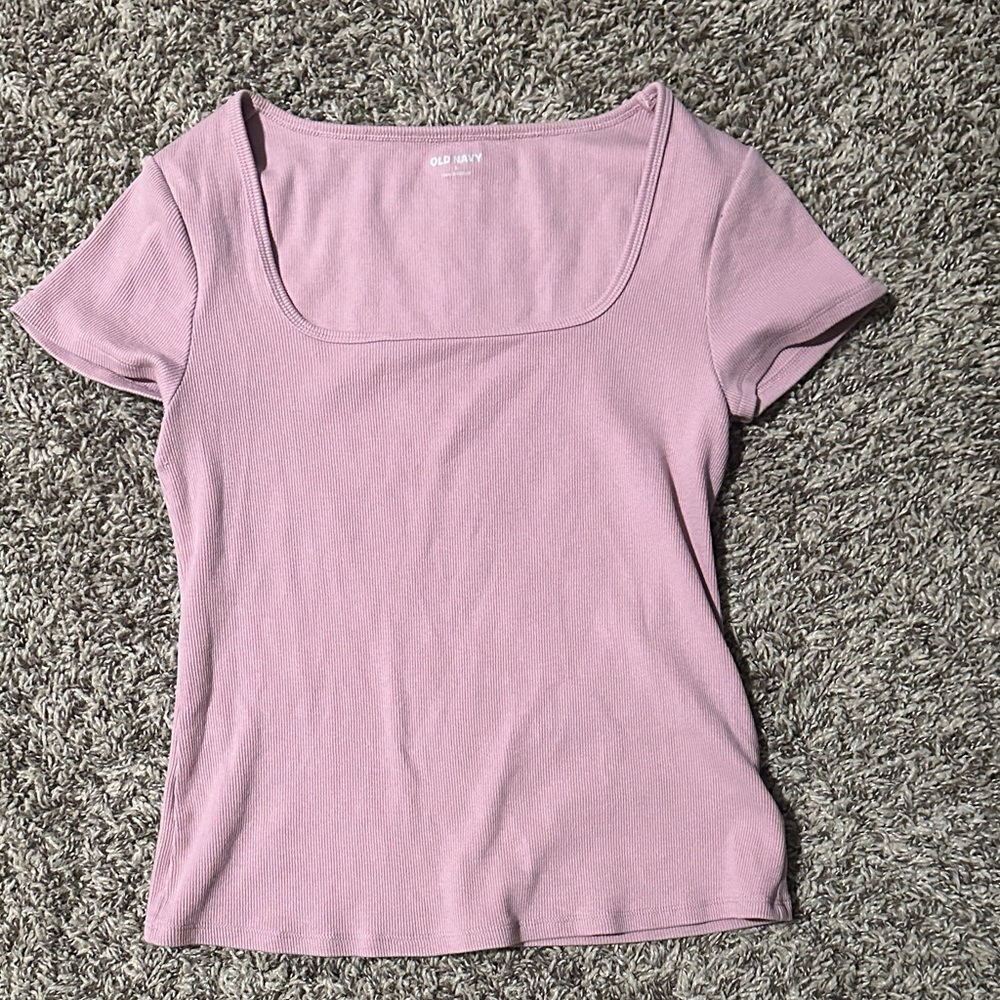 Old Navy Mauve Short Sleeve Tee